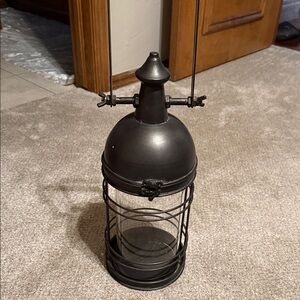 Black Metal Lantern